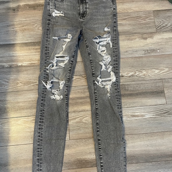 American Eagle Next Level Stretch High Rise Skinny Jeans Womens Size 24 - Picture 3 of 4